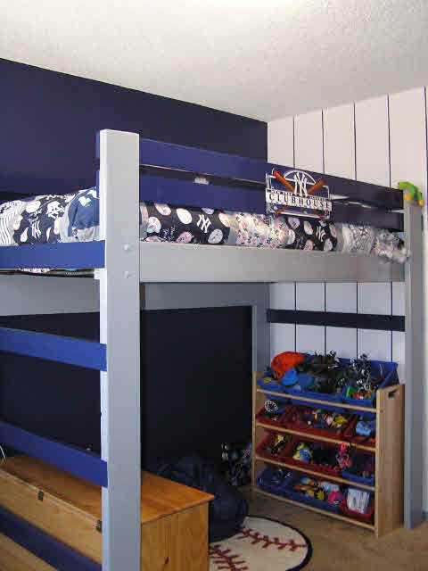 My son loves his new loft bed. We ordered the loft bed plans from your site 