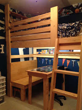 College Loft Bed