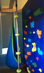 Jungle Gym & Rock Climbing Wall Loft Bed 2