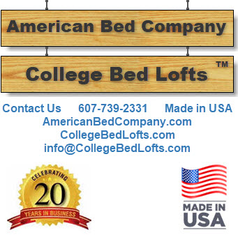 Loft Beds and Bunk Beds for Youth Teen College Students & Adults Contact Us at 607-739-2331