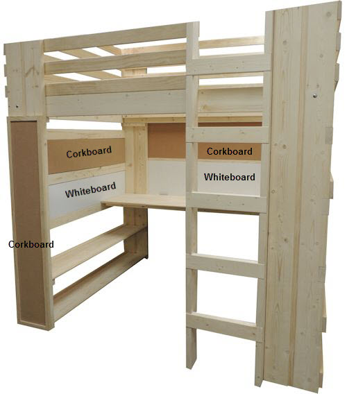 Custom Loft Bunk Beds, Queen Loft Bed Ideas