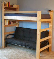 Loft Bunk Beds Kids Youth Teen College, Bunk Bed Risers