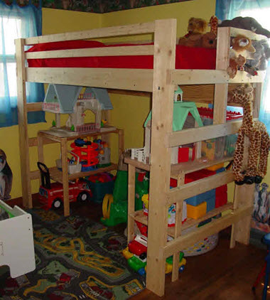 Standard Loft Bed Safety Rails