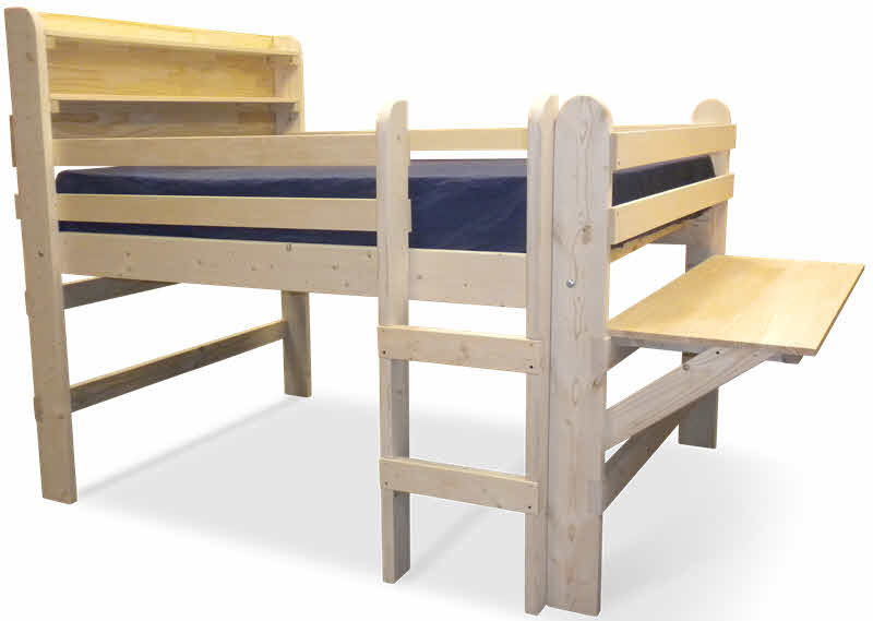 Platform Beds Youth Kids Tween Teen, High Rise Wood Bed Frame