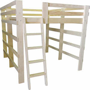 Loft Bed with Safety Rail