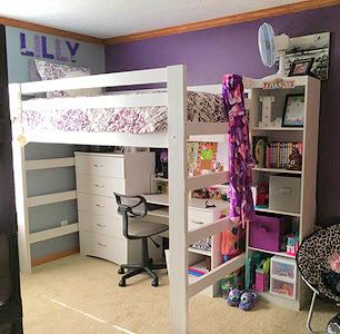 Standard Loft Bed Safety Rails