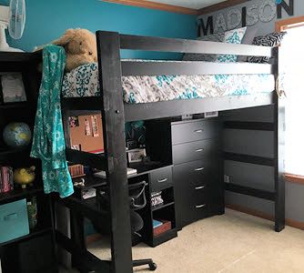 Standard Loft Bed Safety Rails