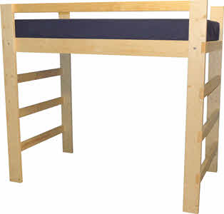 Loft Beds For Kids Youth Teen College, College Bunk Bed With Desk