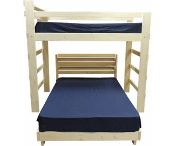 Bunk Beds For Youth Teen College And, Perpendicular Bunk Beds