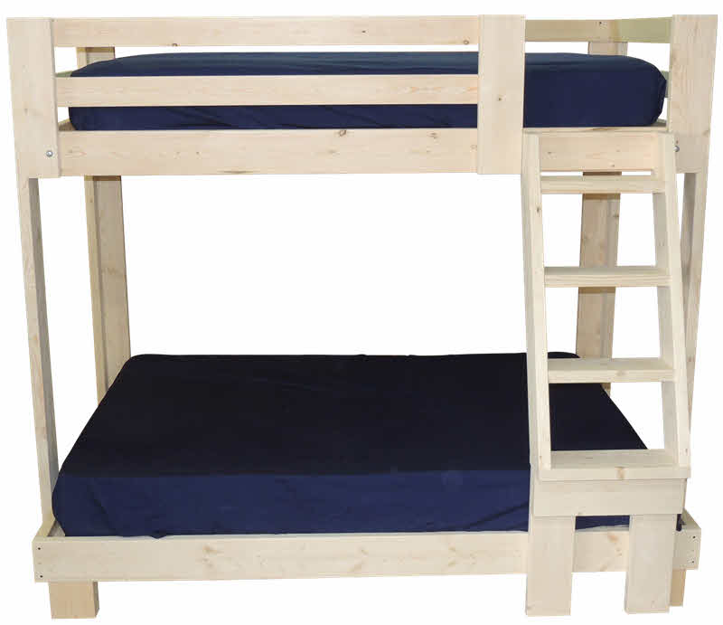Multi Width Bunk Beds Kids Youth Teen, Twin Extra Long Loft Bed Frame