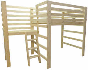 Loft Bunk Bed with slide