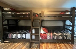 Vacation home bunk bed