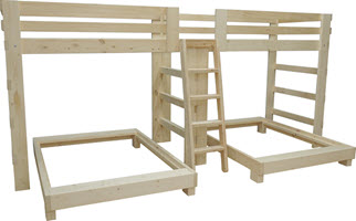 Bunk Beds end-to-end