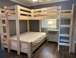 Vacation home bunk bed