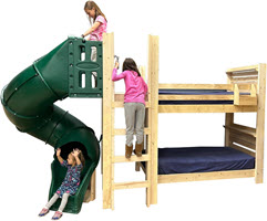 Loft Bunk Bed with slide