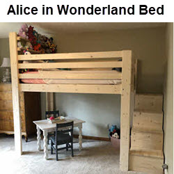 extra tall loft bed