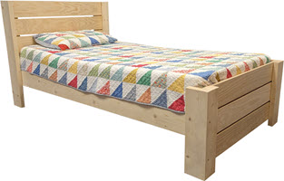 Traditional Country Wooden Bed