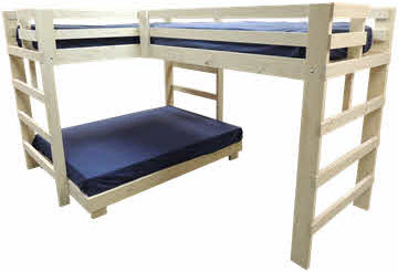 L-Shaped Loft Beds.