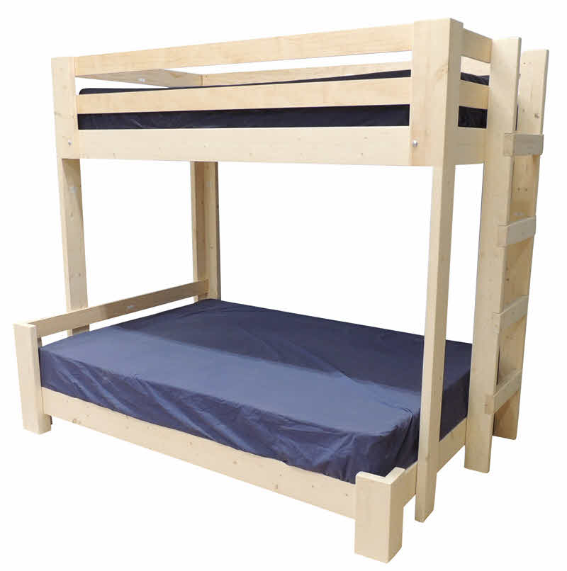 Multi Width Bunk Beds Kids Youth Teen, Unfinished Bunk Bed Ladder