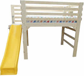 Loft Bunk Bed with slide