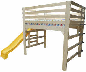 Loft Bunk Bed with slide